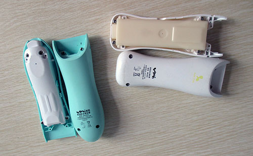 理发器拧螺丝部位