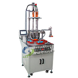 转盘带机械手锁螺丝机