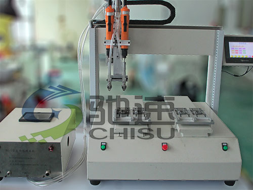 坐标式锁螺丝机在五金件应用-双平台