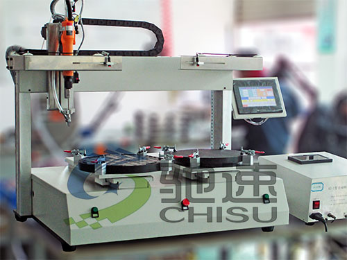 相框生产线用自动拧螺丝设备-双平台