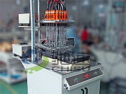 散热器18轴拧螺丝设备-转台式